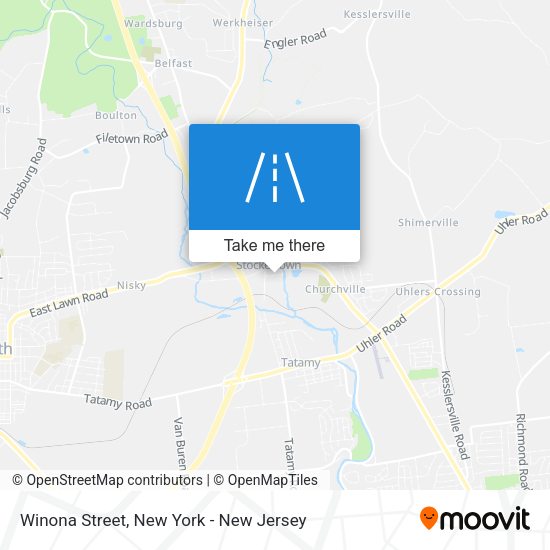 Mapa de Winona Street