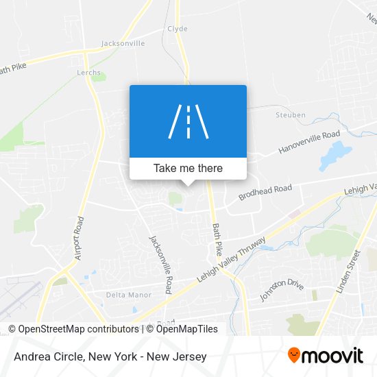 Mapa de Andrea Circle