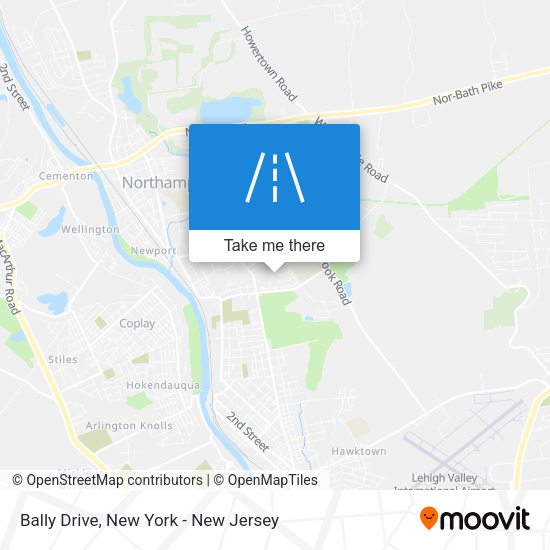 Bally Drive map