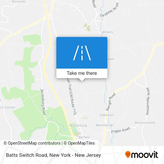 Mapa de Batts Switch Road