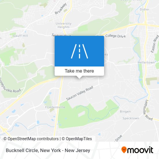 Bucknell Circle map