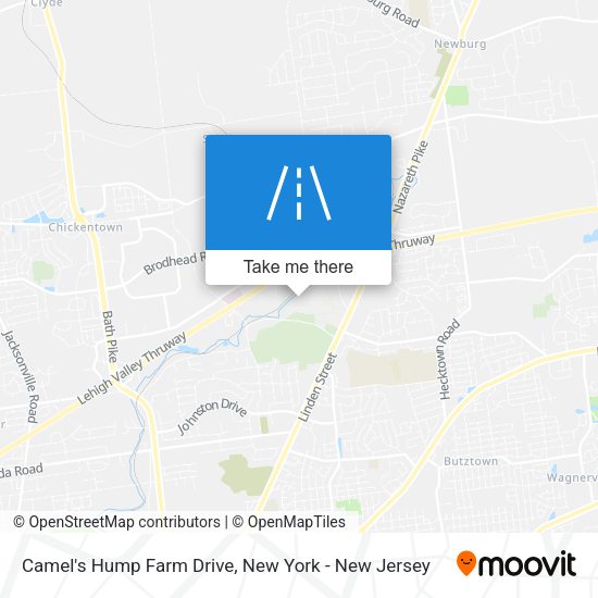 Camel's Hump Farm Drive map