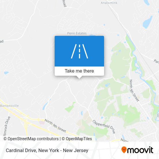 Mapa de Cardinal Drive