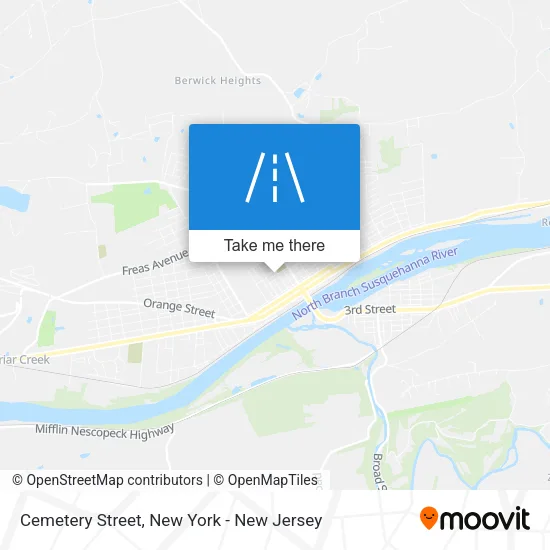 Cemetery Street map