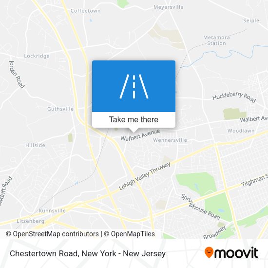 Chestertown Road map