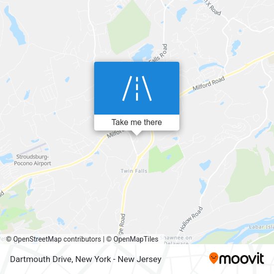 Mapa de Dartmouth Drive