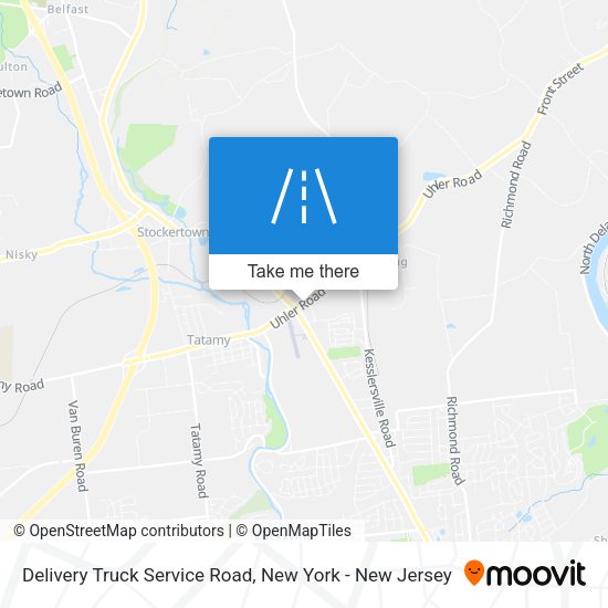 Delivery Truck Service Road map