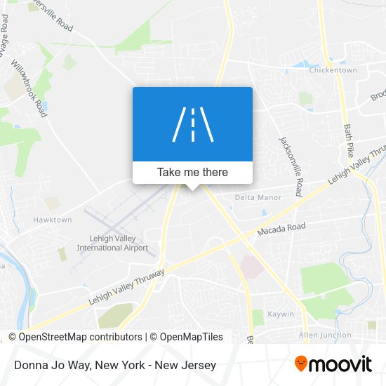 Donna Jo Way map