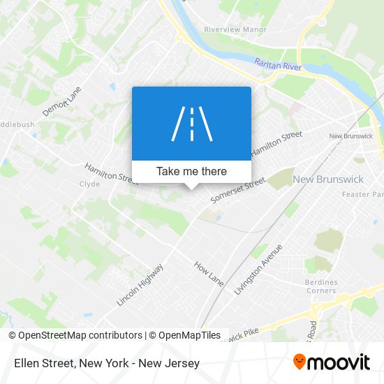 Ellen Street map