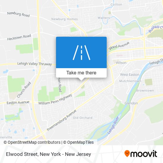 Elwood Street map