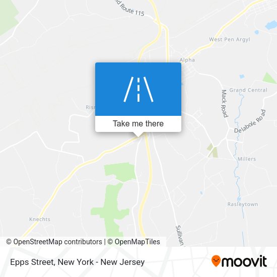 Mapa de Epps Street
