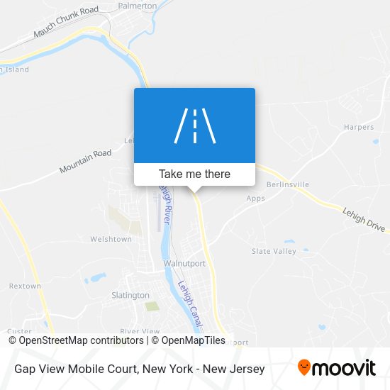 Gap View Mobile Court map