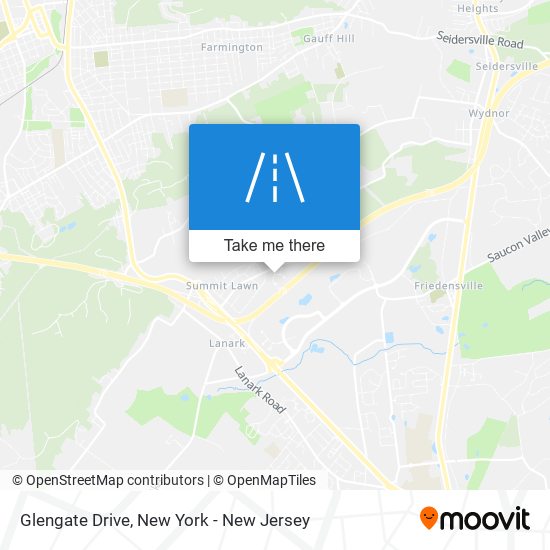 Glengate Drive map