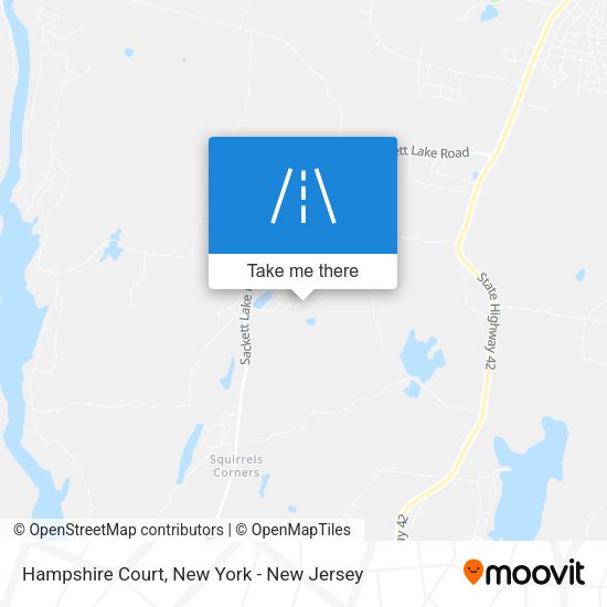 Mapa de Hampshire Court
