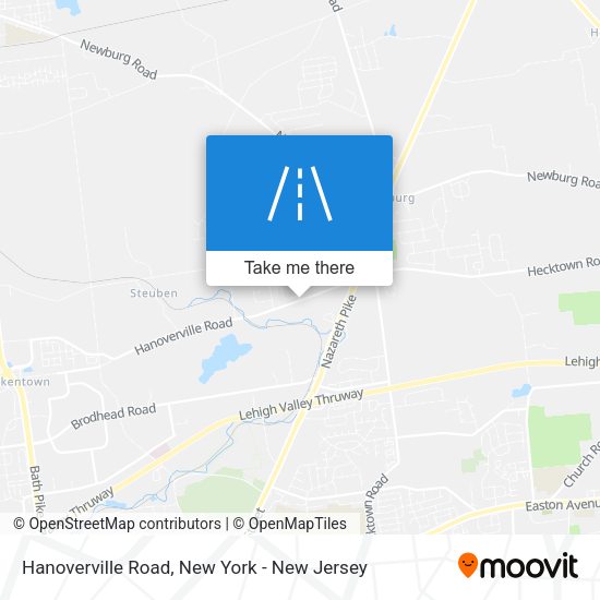 Mapa de Hanoverville Road