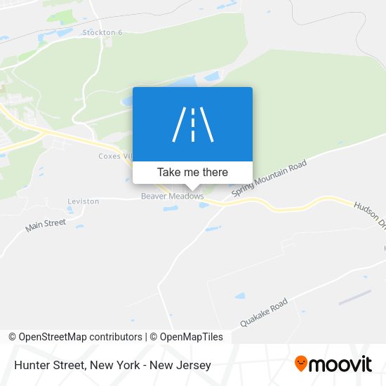 Mapa de Hunter Street