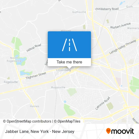 Mapa de Jabber Lane
