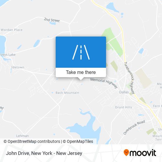 John Drive map