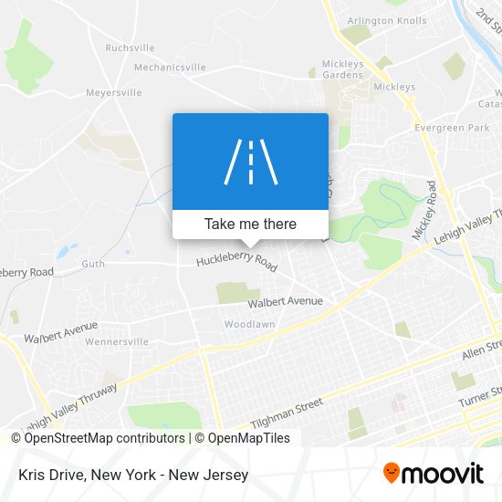 Mapa de Kris Drive