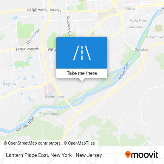 Mapa de Lantern Place East