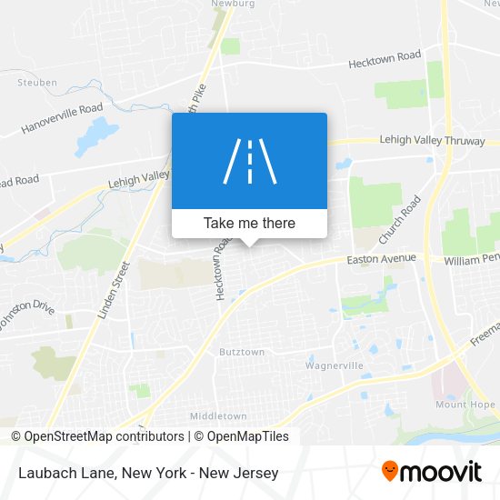 Mapa de Laubach Lane