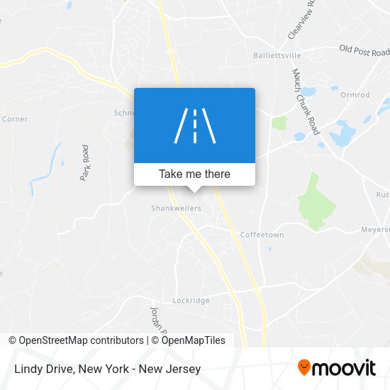 Lindy Drive map