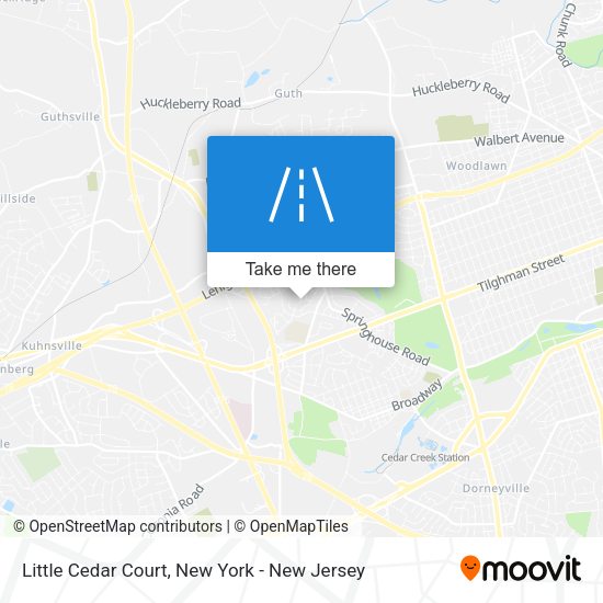 Mapa de Little Cedar Court