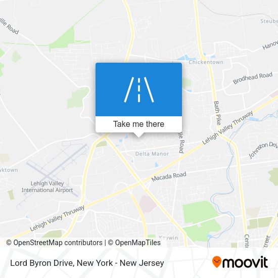 Mapa de Lord Byron Drive