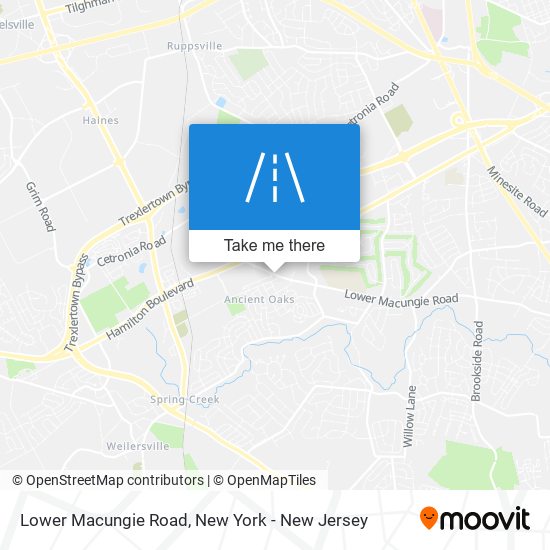 Mapa de Lower Macungie Road