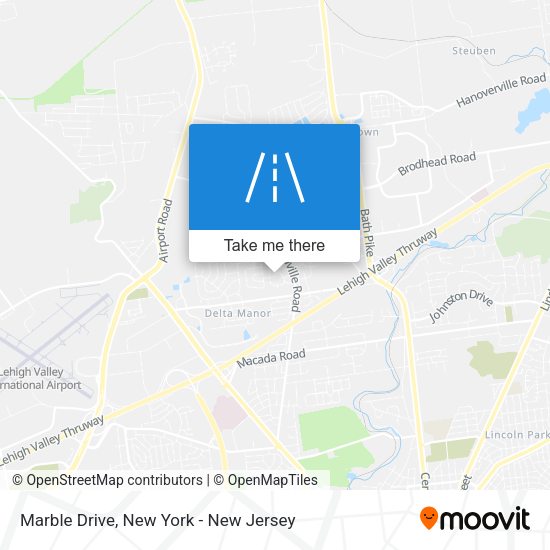 Mapa de Marble Drive