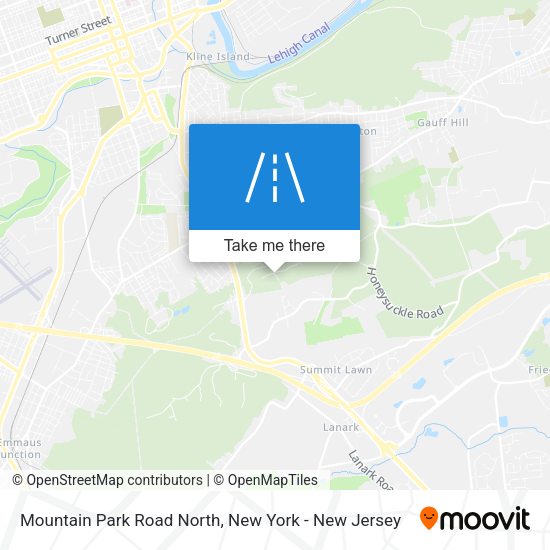 Mapa de Mountain Park Road North
