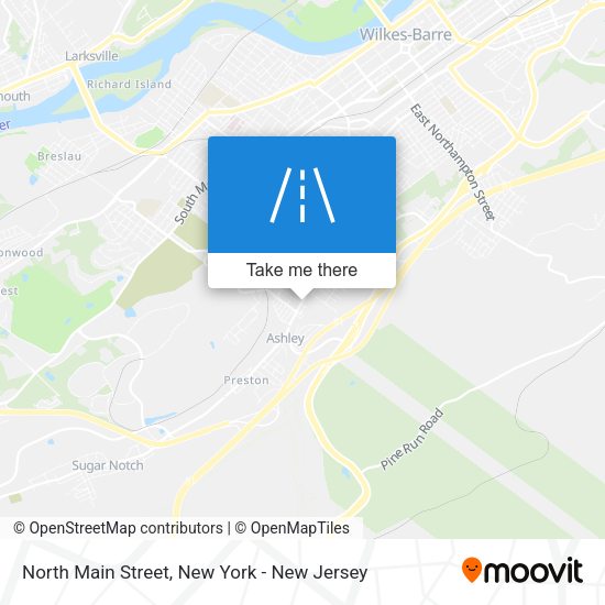 Mapa de North Main Street