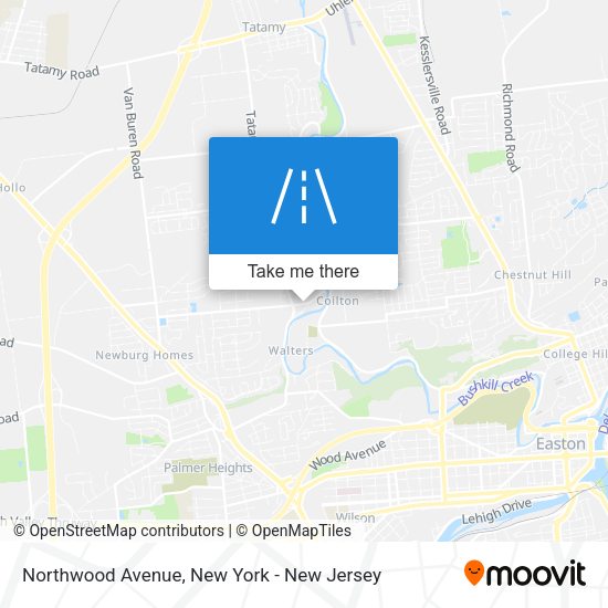 Mapa de Northwood Avenue