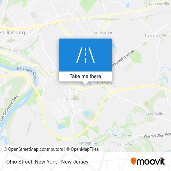 Mapa de Ohio Street