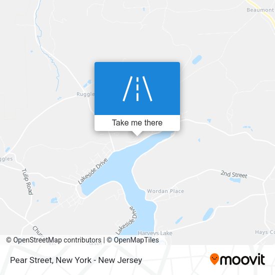 Mapa de Pear Street