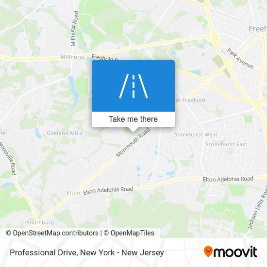 Mapa de Professional Drive