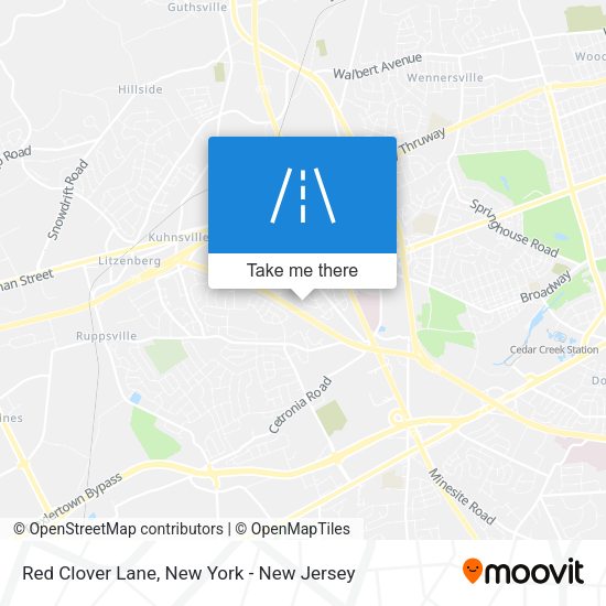 Mapa de Red Clover Lane