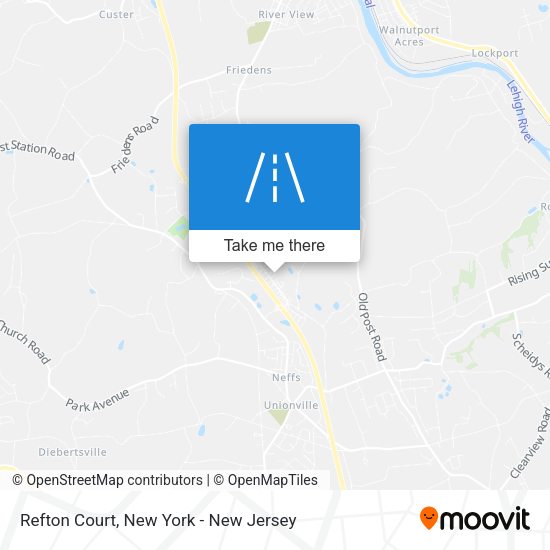 Mapa de Refton Court