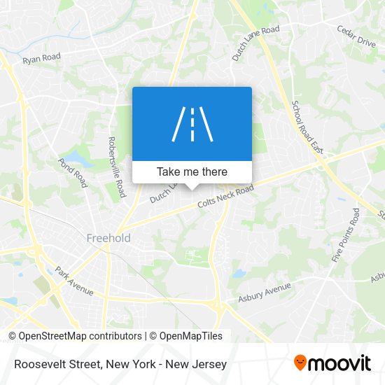 Mapa de Roosevelt Street