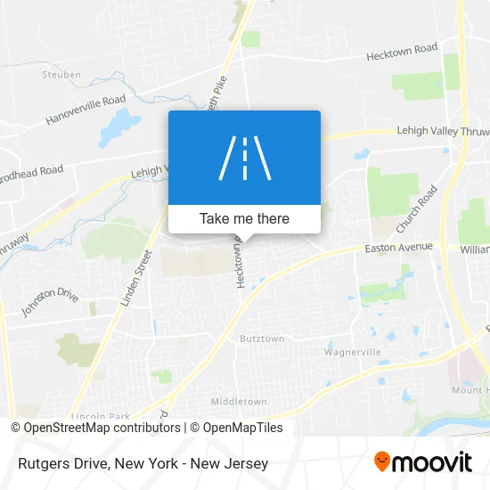 Rutgers Drive map