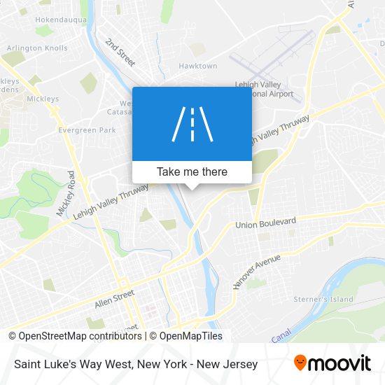 Mapa de Saint Luke's Way West