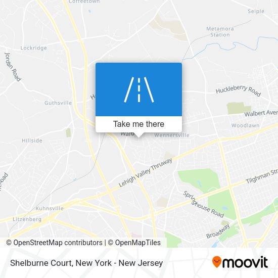 Mapa de Shelburne Court