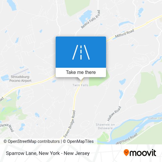 Mapa de Sparrow Lane