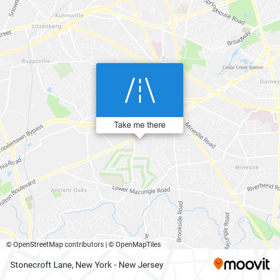 Stonecroft Lane map