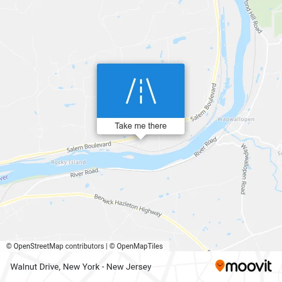 Walnut Drive map