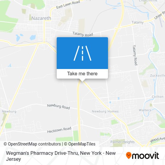 Wegman's Pharmacy Drive-Thru map
