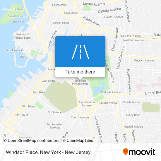 Mapa de Windsor Place