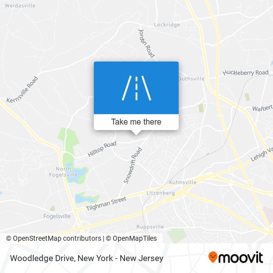 Mapa de Woodledge Drive