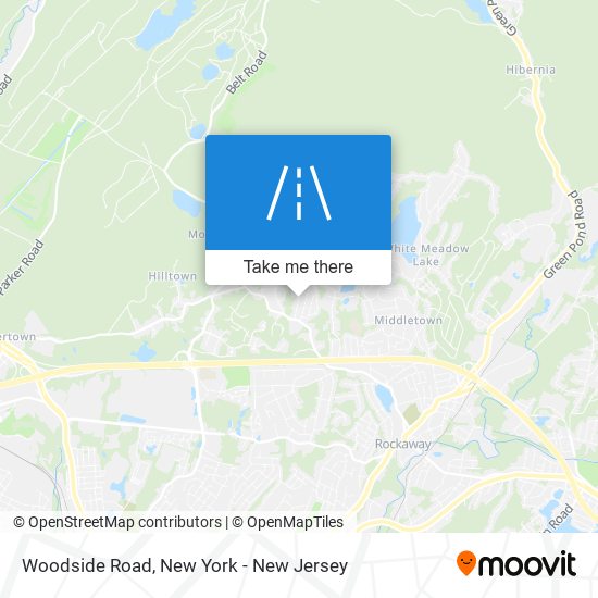 Woodside Road map