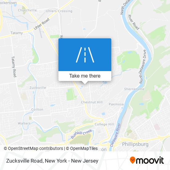 Mapa de Zucksville Road